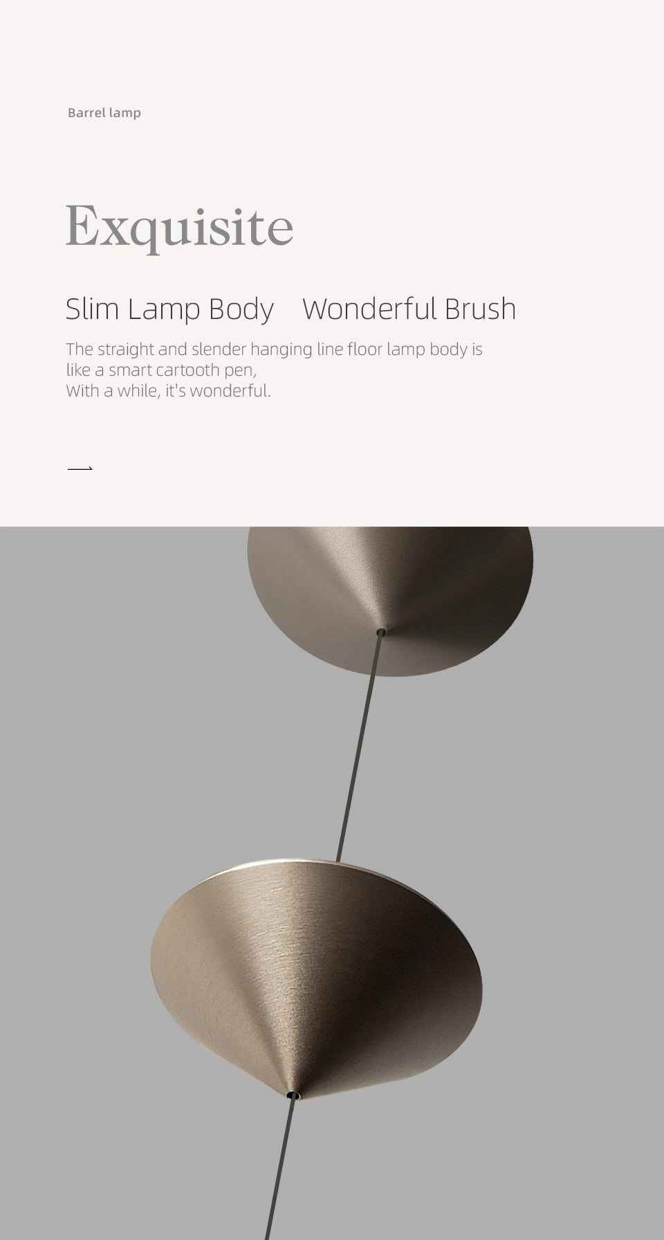 AiS Pyra - Led  Floor Lamp Long Strip Hourglass Shape Anti-glare