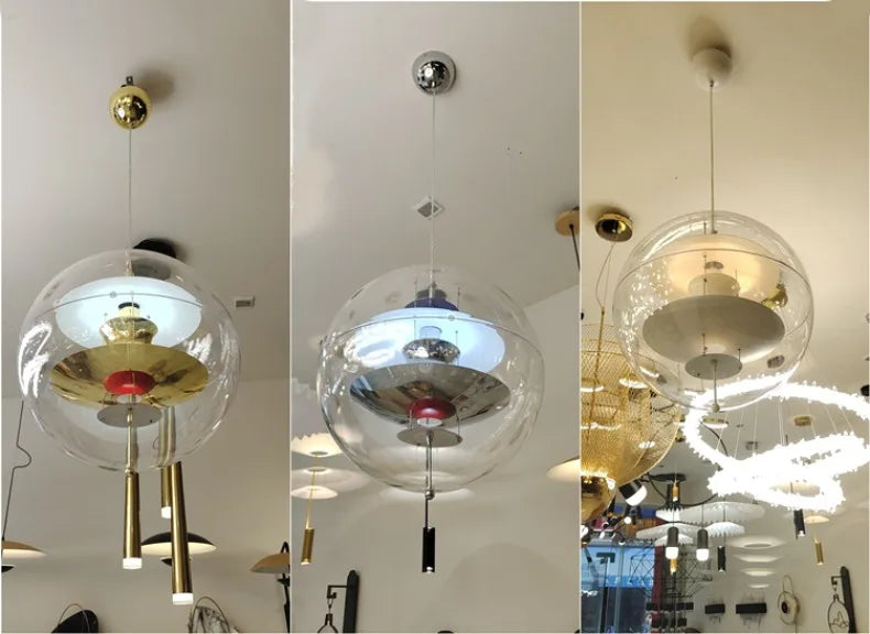 Denmark Nordic Designer Acrylic Planet Pendant Lights