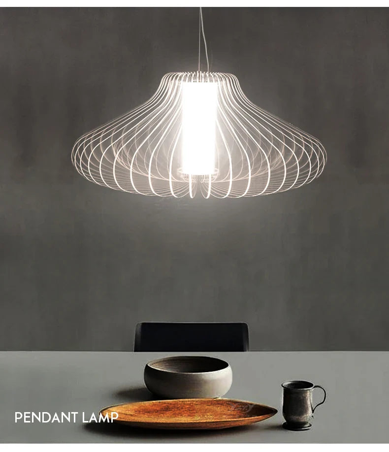 Modern Acrylic Pendant Lamp LED Simple Dandelion Hanging Light