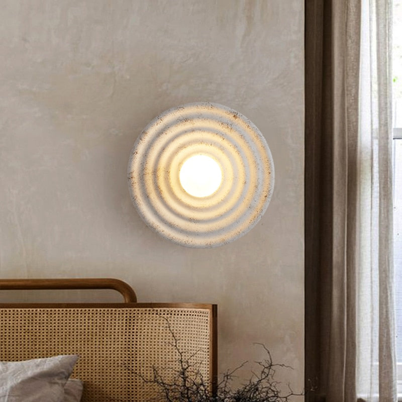 TML Wabi-sabi - Round Circle Wall Lamp Japanese Style