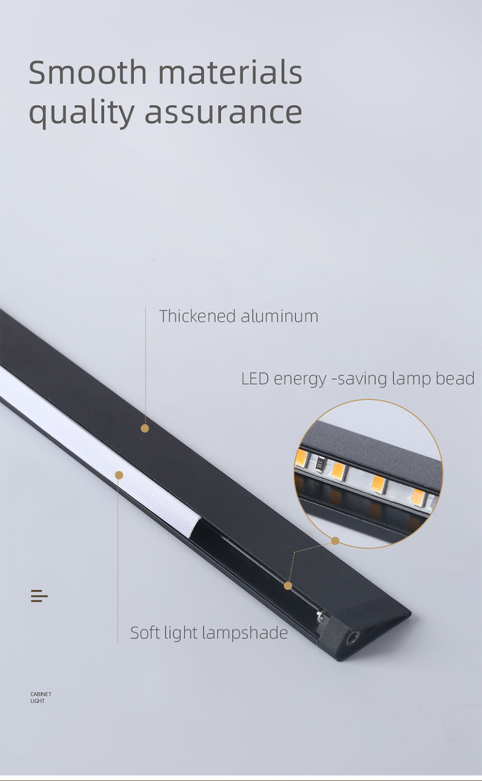 AiS LED Cabinet Light Motion Sensor Magnetic Spliceable Night Lamp