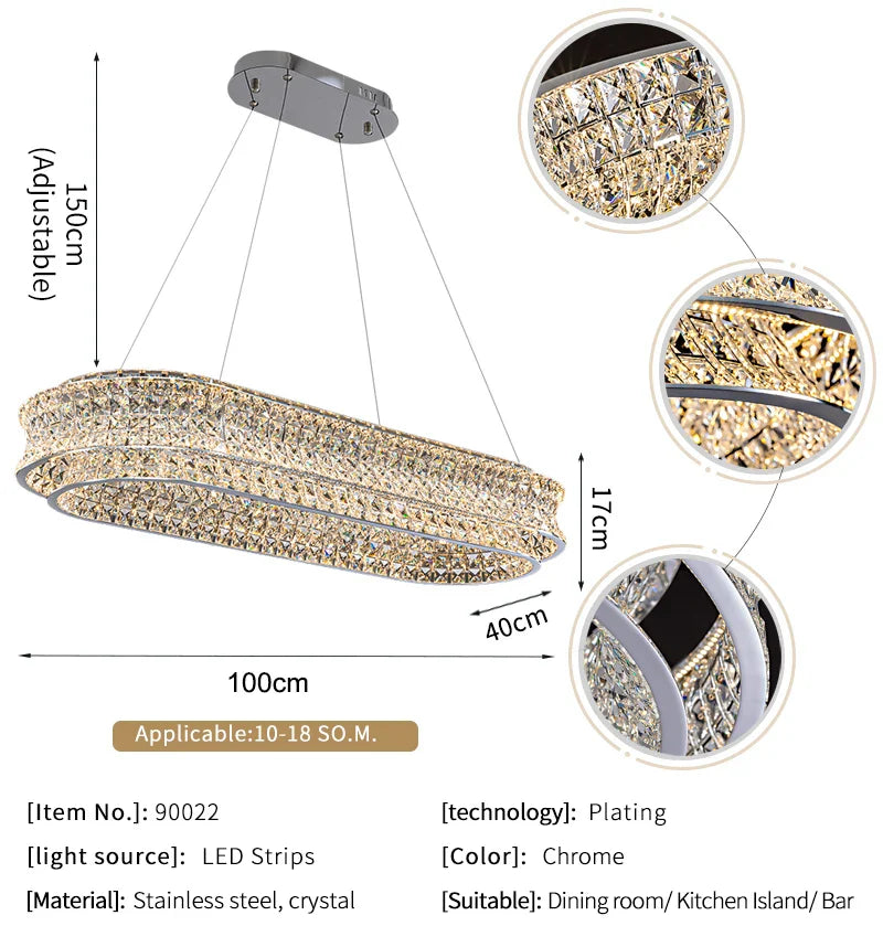 Ylk Knani Luxury Crystal Chandelier