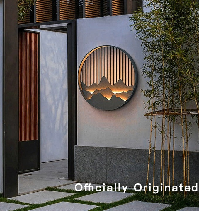 Vz Mountain Rounded Waterproof Wall Lamp