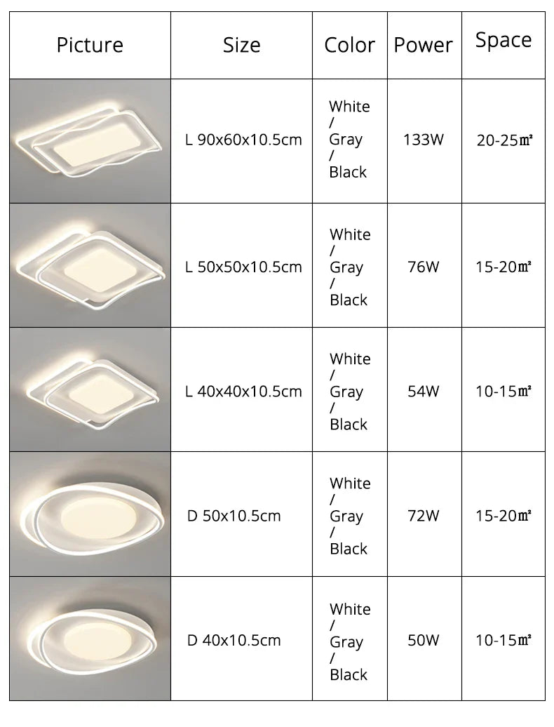 Qiyi Sutash Modern Acrylic Ceiling Lamp