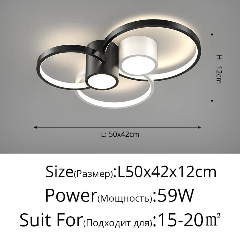 Qiyi Modern Ceiling Chandelier Lights