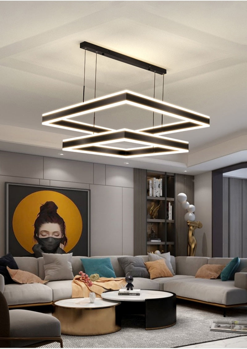 Ylk Kare Modern LED Chandelier