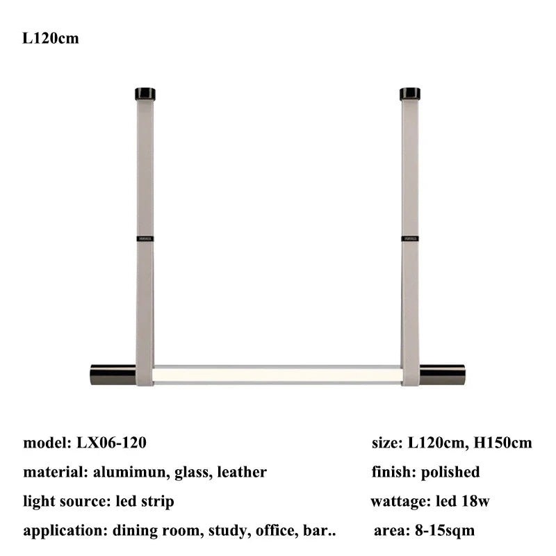 Nordic Leather LED Pendant Light