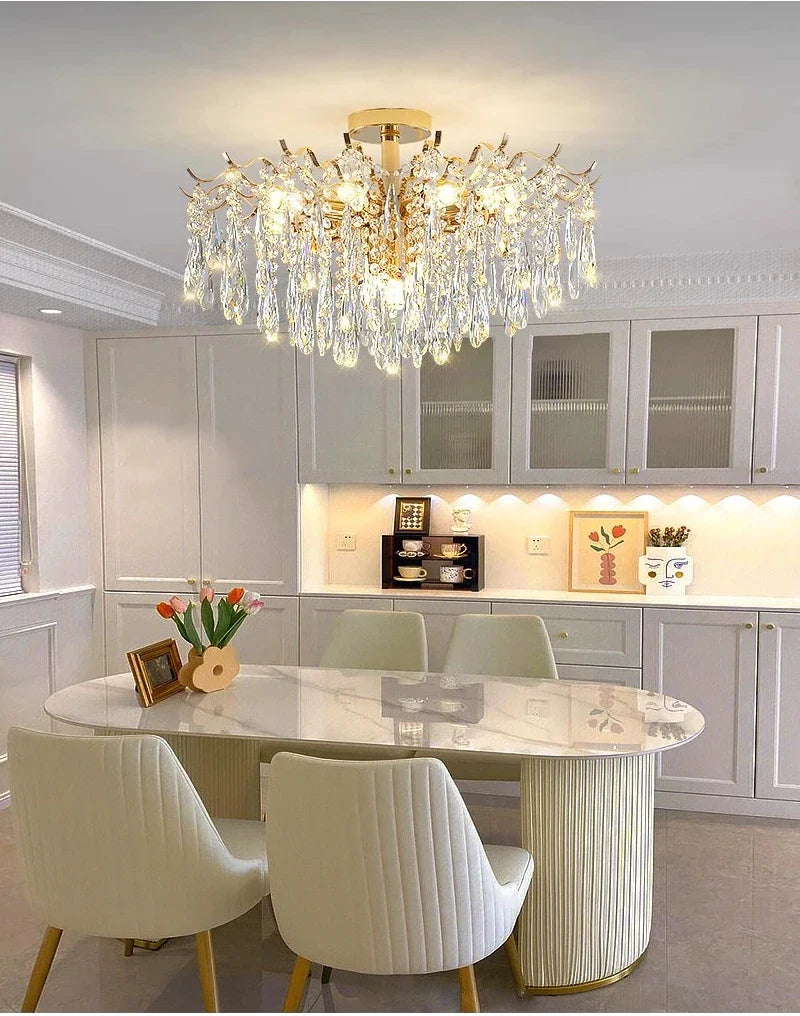 Ylk Jomnas Gold Ceiling Chandelier