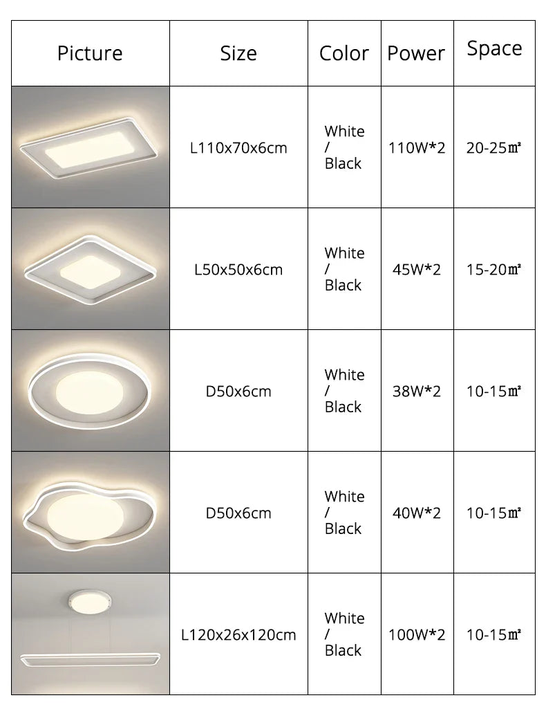 Qiyi Modern Up and Down Pendant Lights