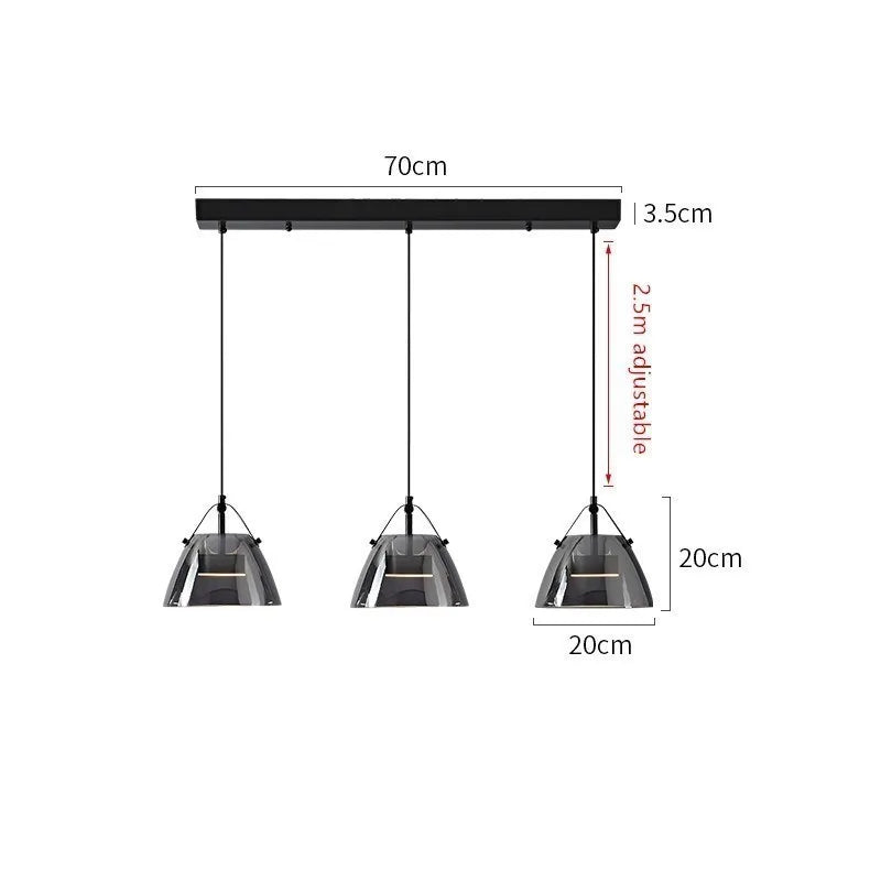 Modern Lustre Glass Pendant Lamps