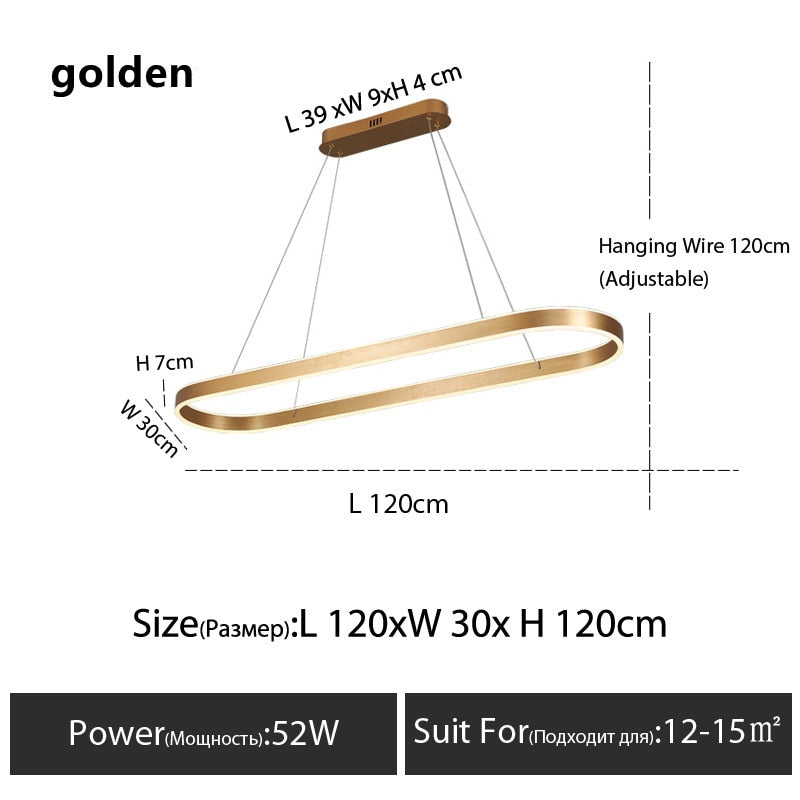 Voong Modern Ring Pendant Lamp