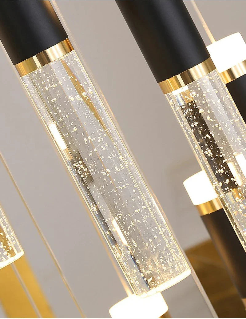 Ylk Spiral Design LED Chandelier