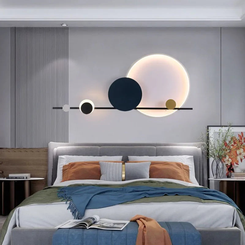 Cerative LED Wall Lights Hotel Lobby Living Room Bedroom Wall Lamps