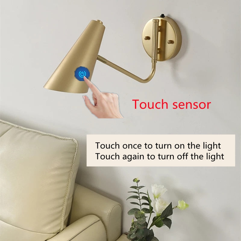 Modern Adjustable Swing Arm Lamp