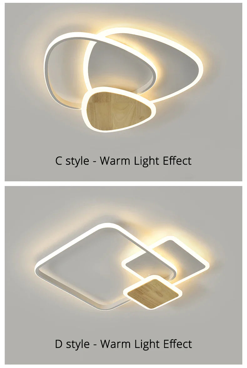 Qiyi Fluifust Modern LED Ceiling Fixture