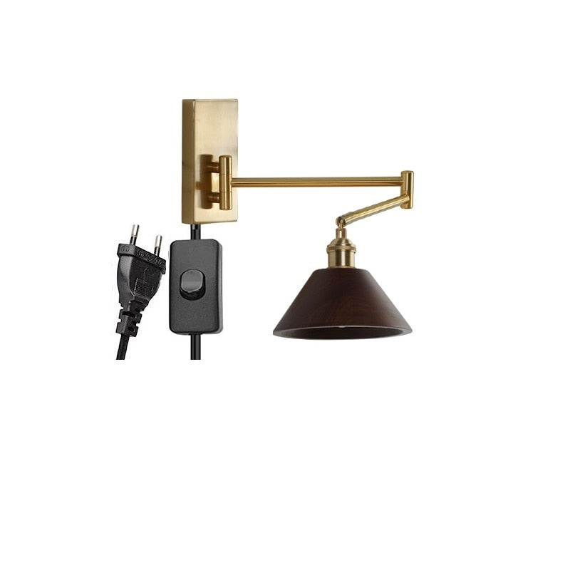 IW Noon Black Wooden -  Left Right Rotate LED Wall