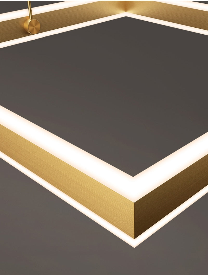 Ylk Kare Modern LED Chandelier