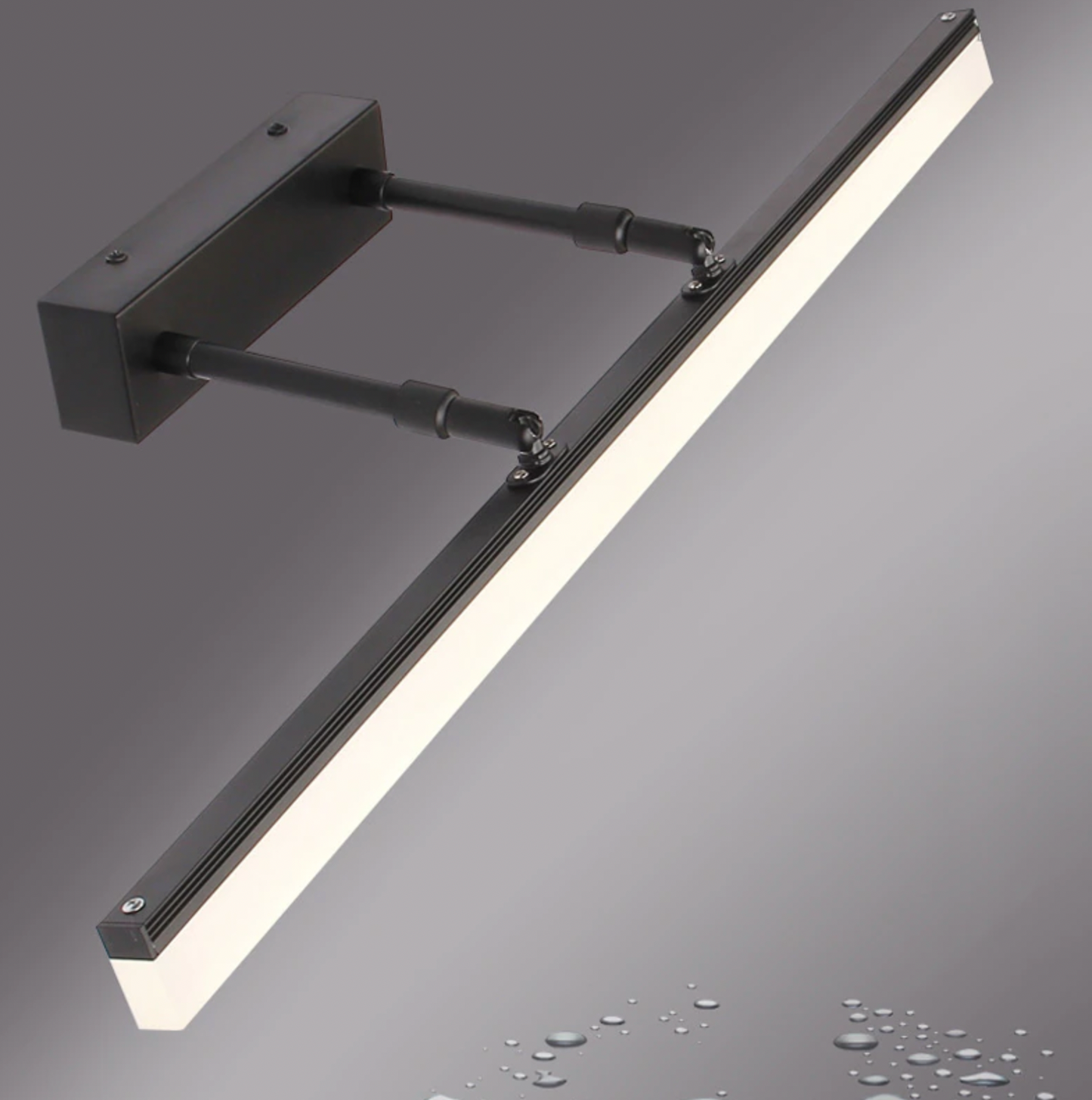 180° Aluminum Bathroom Wall Lamp