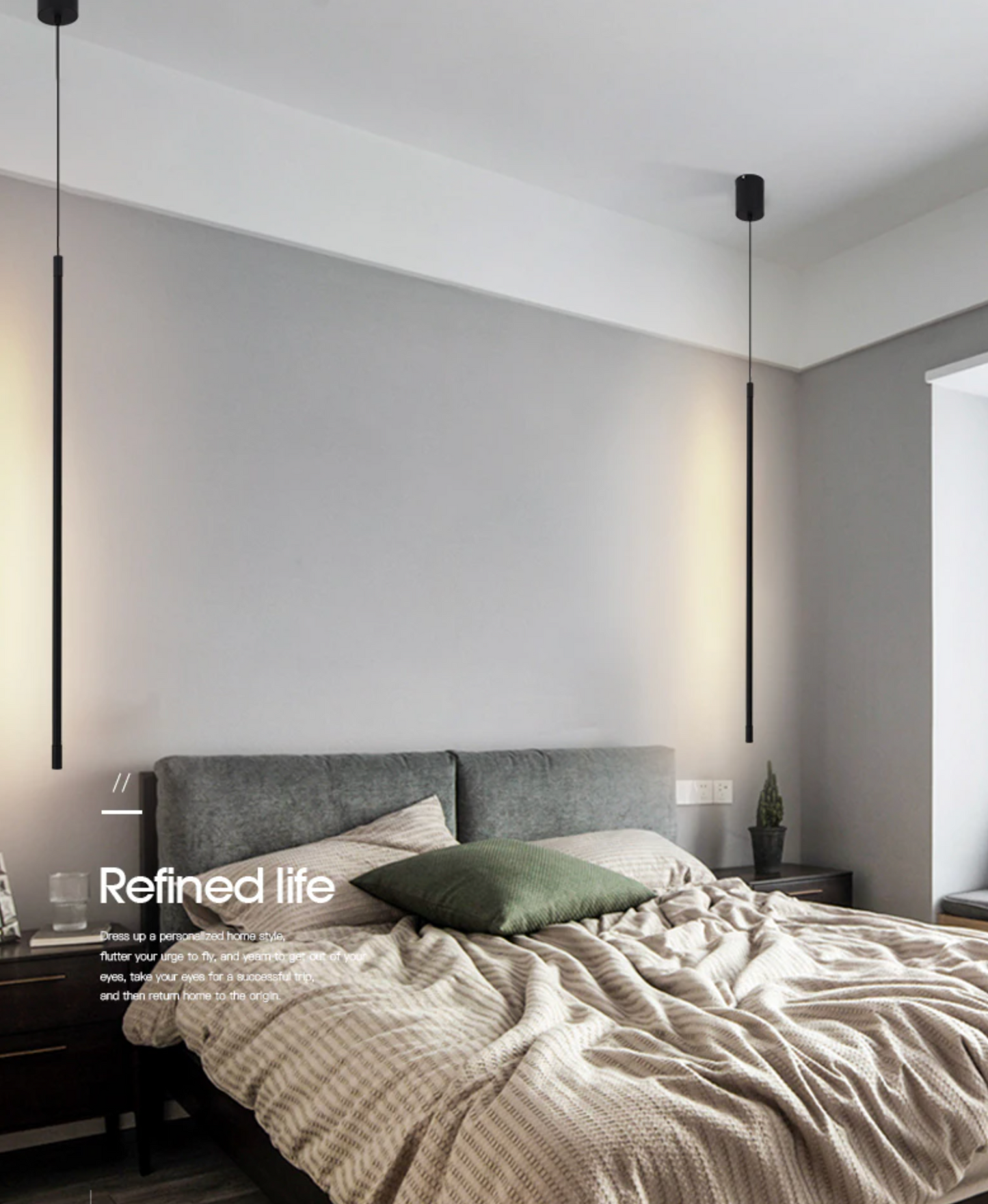 Hanu - Modern Led Pendant Lights Fixtures For Bedroom