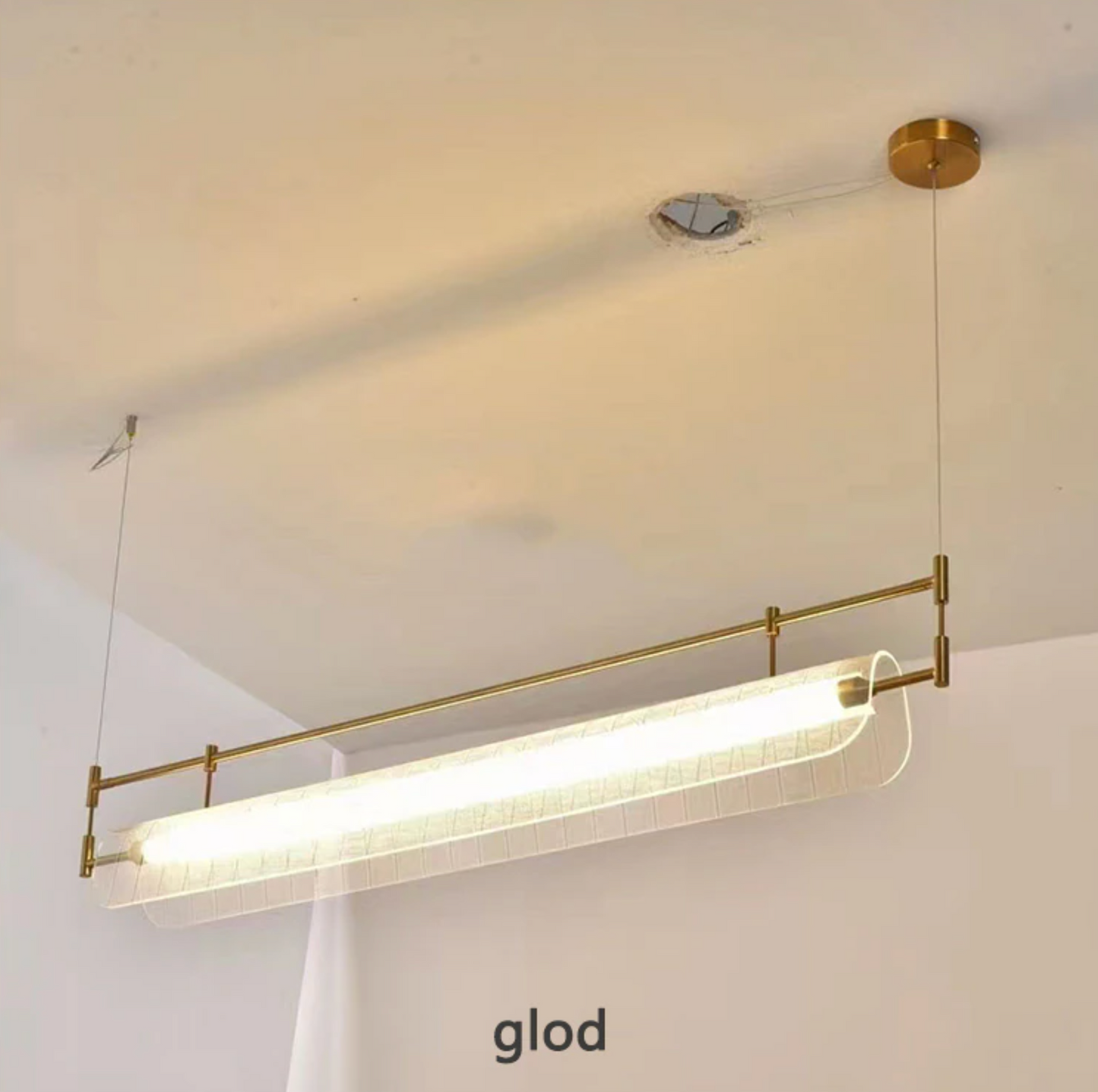 Sunoo - New Minimalist Modern Living Room Dining Table Long Chandelier