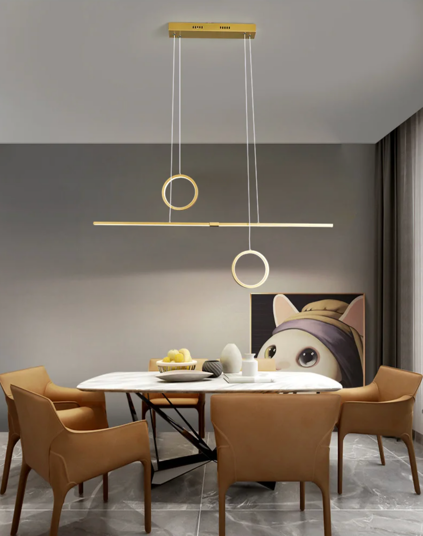 Neo Baabbonaa Modern LED Chandelier