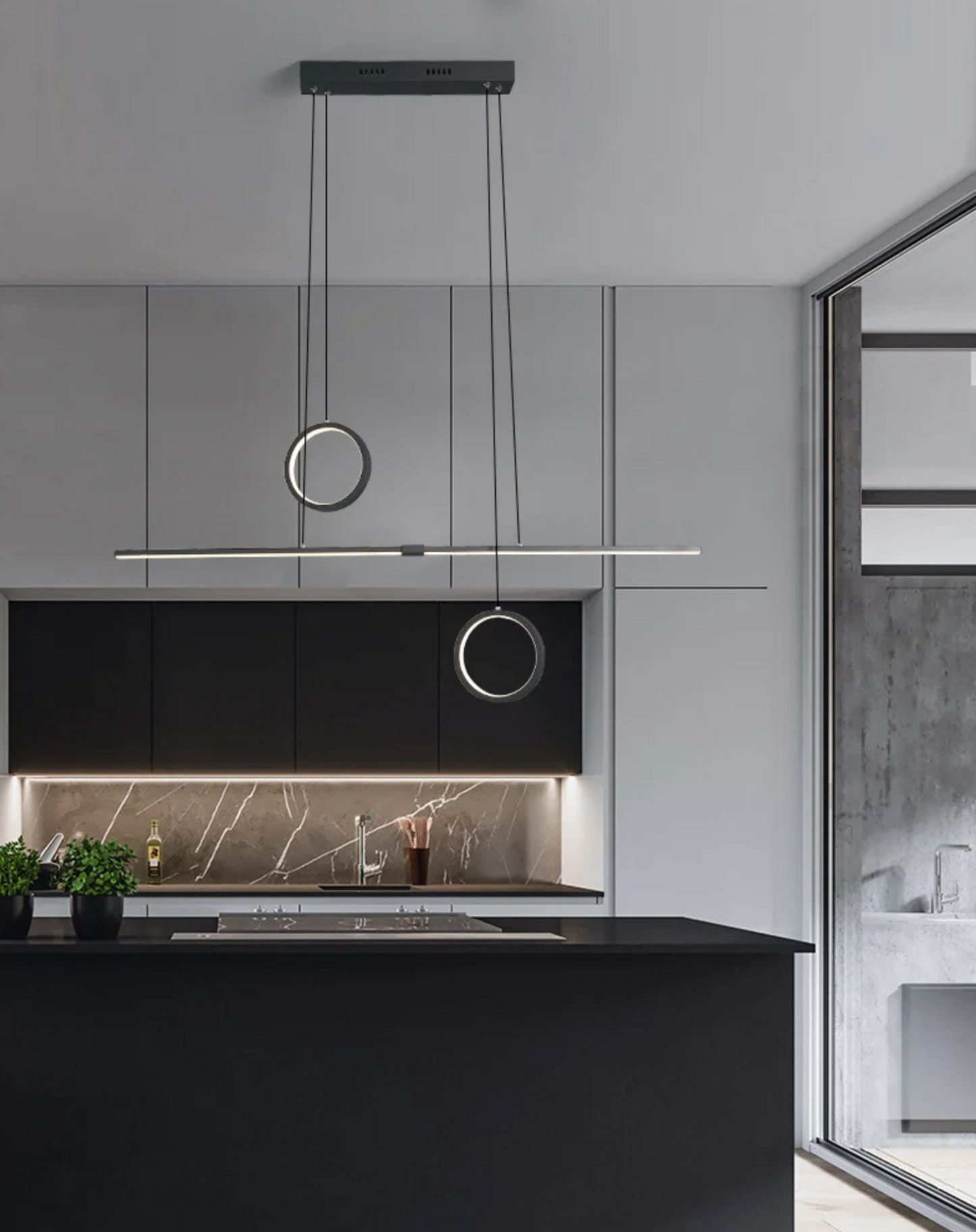 Neo Baabbonaa Modern LED Chandelier