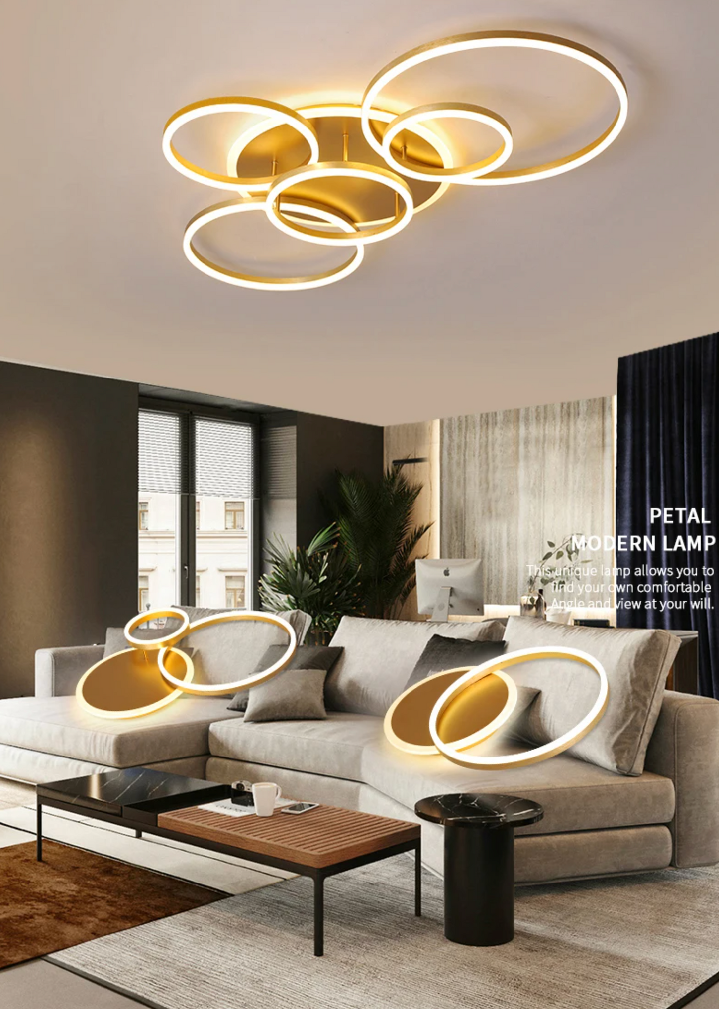 Qiyi Round Design LED Chandelier