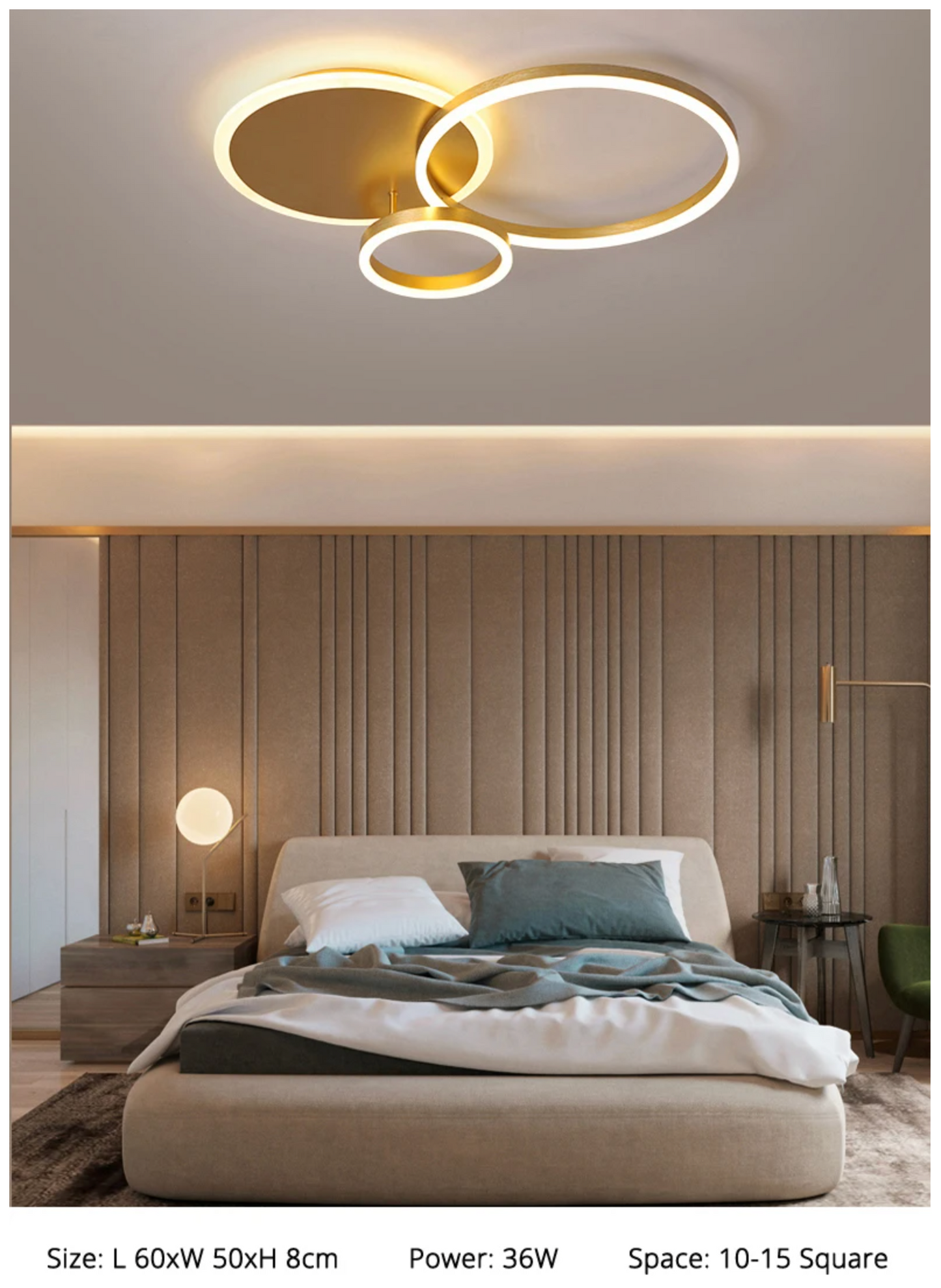 Qiyi Round Design LED Chandelier