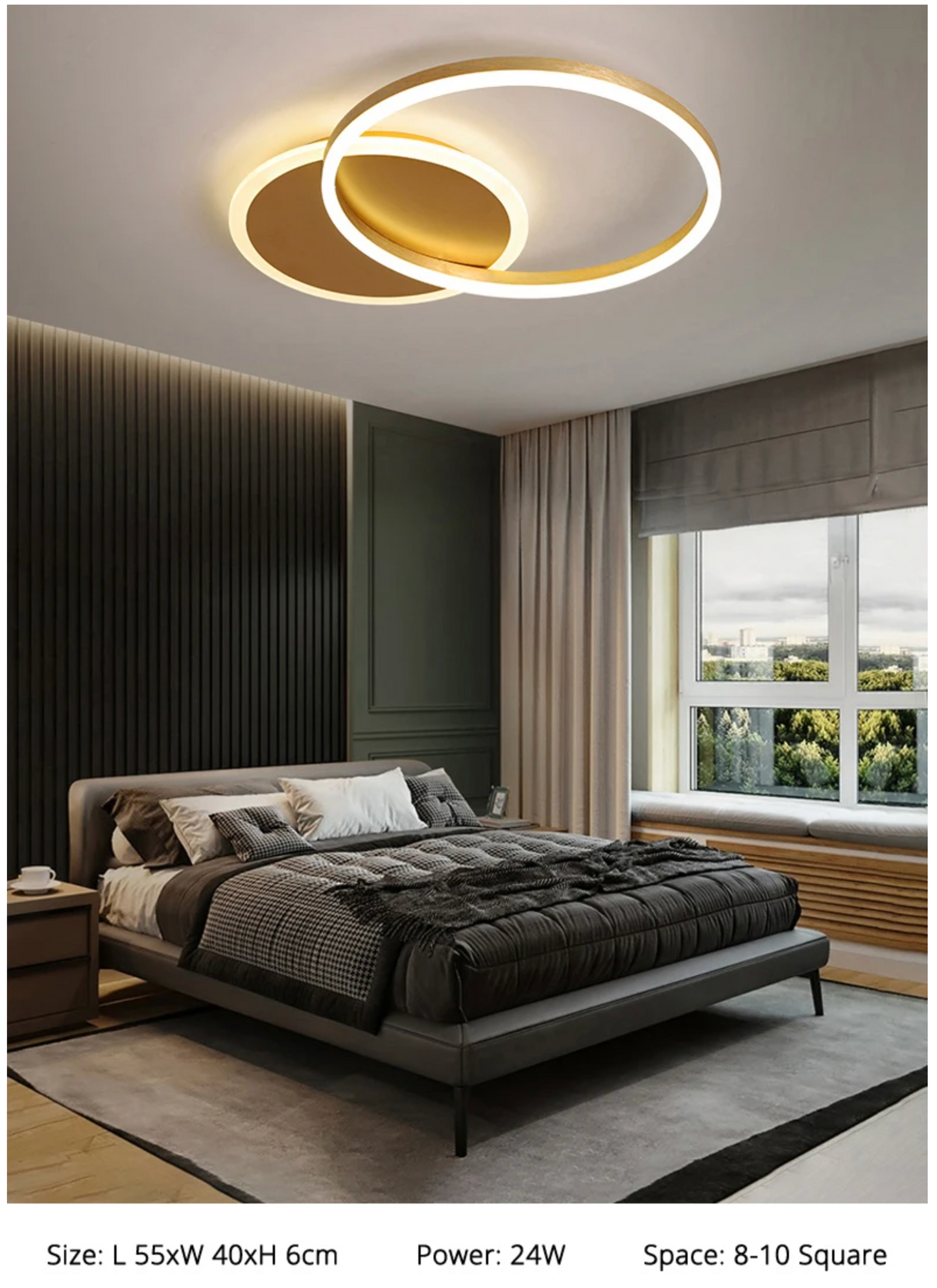 Qiyi Round Design LED Chandelier