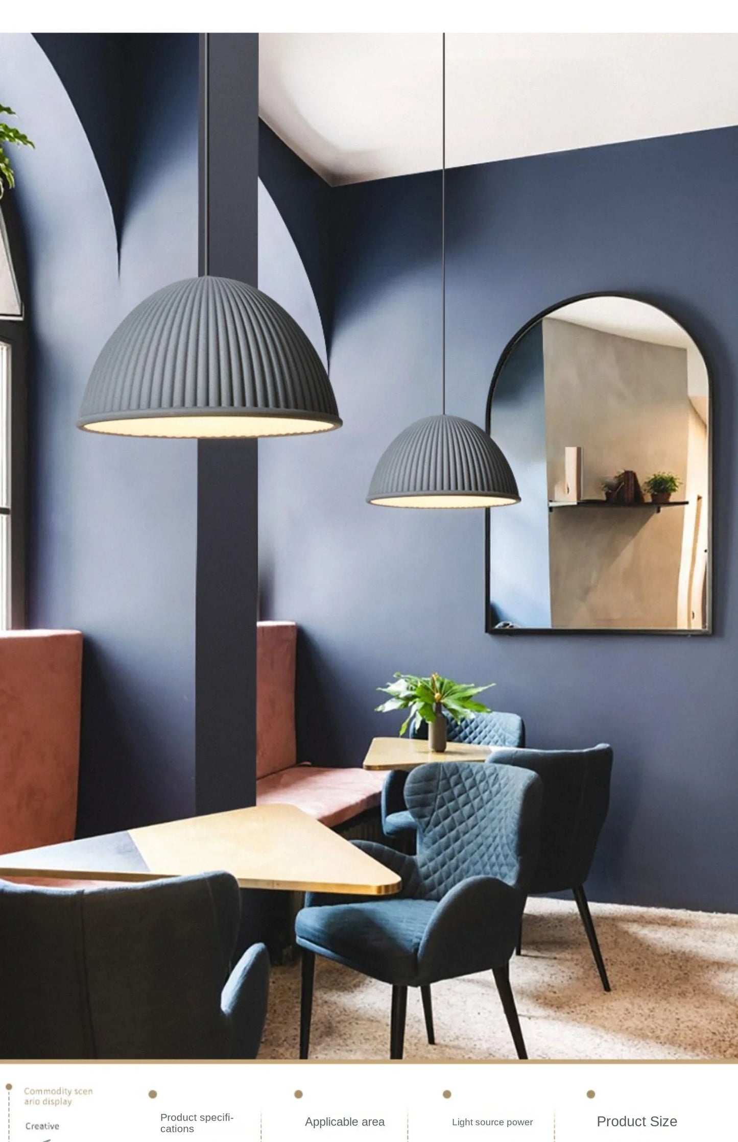 Wl Nordic Creative Resin Chandelier