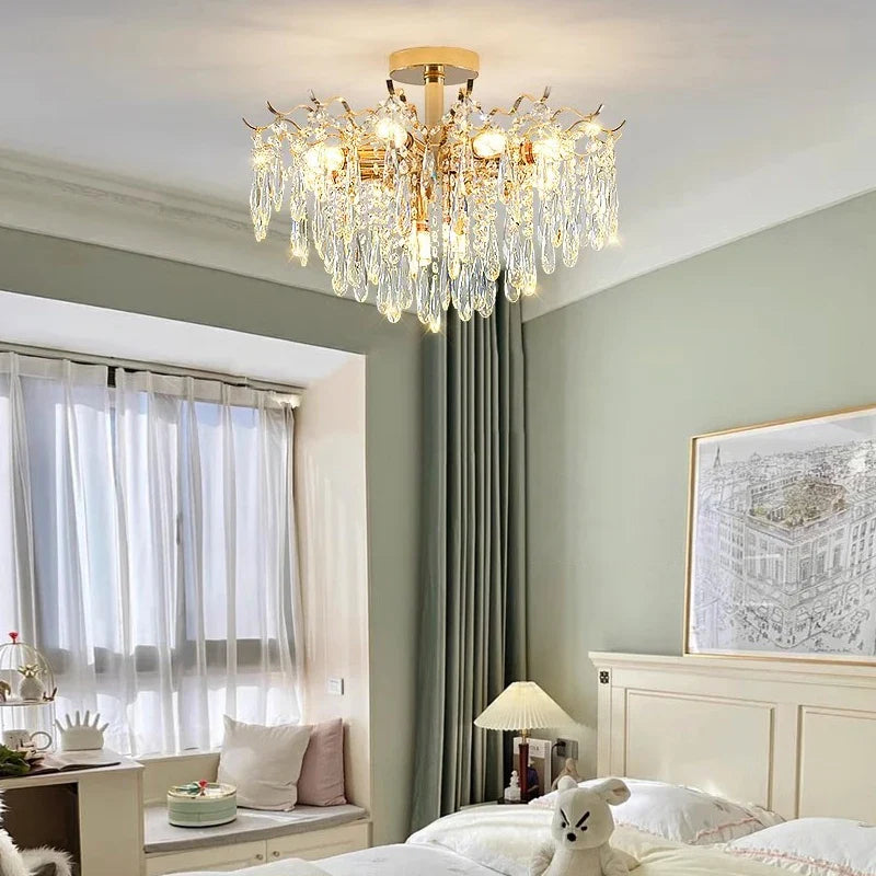 Ylk Jomnas Gold Ceiling Chandelier