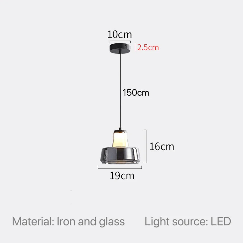 Modern Smoky Gray Pendant Lights