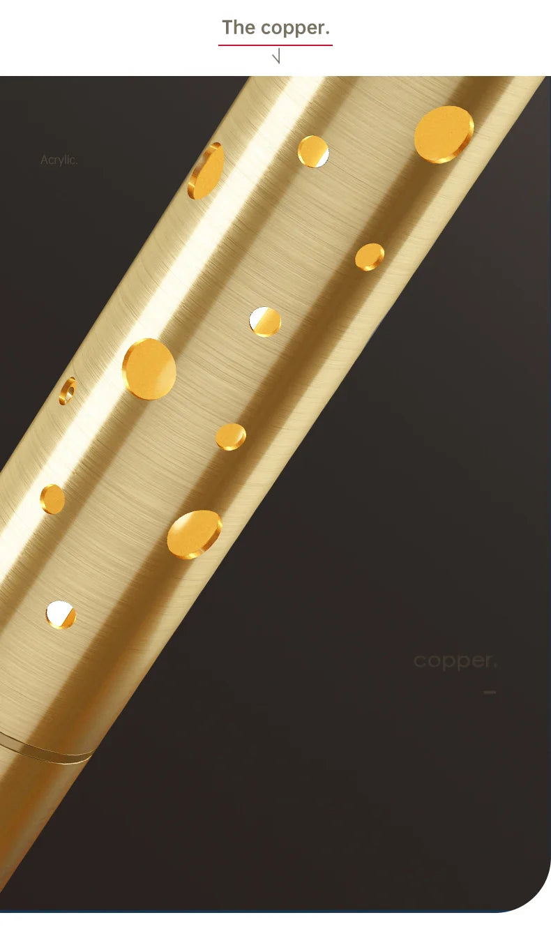 Postmodern Nordic Copper Bedside Sconce