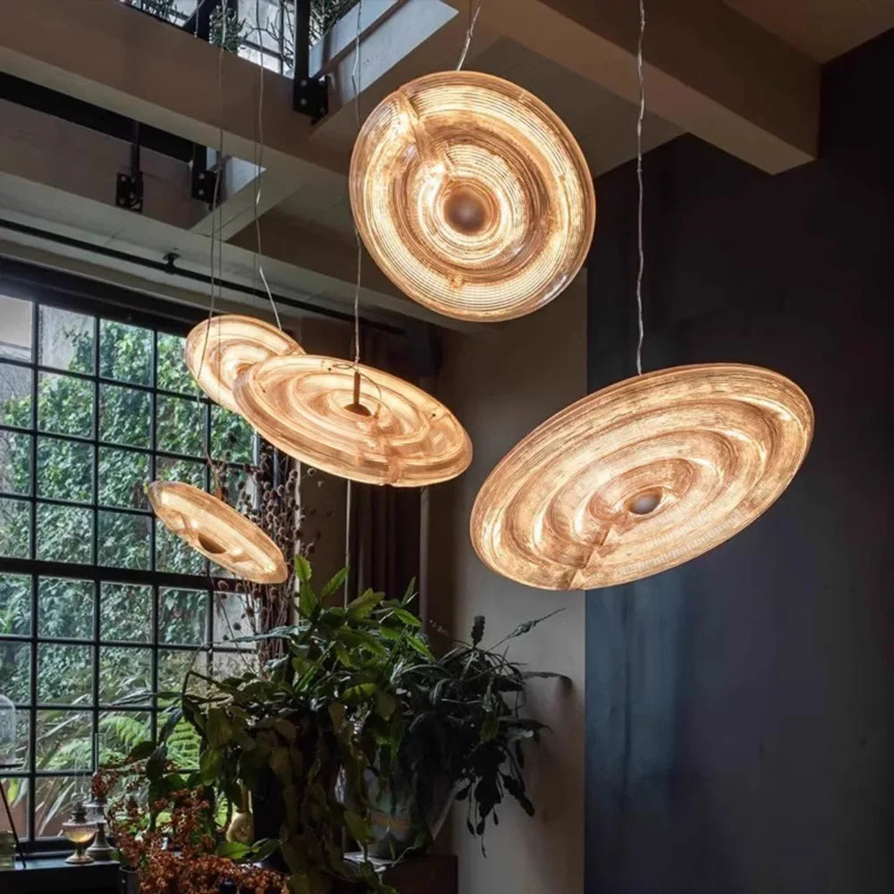 Olga Modern Pendant Lamps Glass