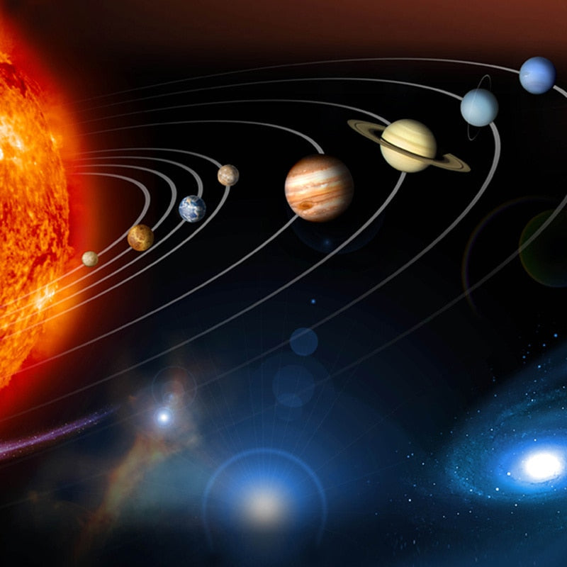 Galaxy Nordic Planet Acrylic Pendant Light