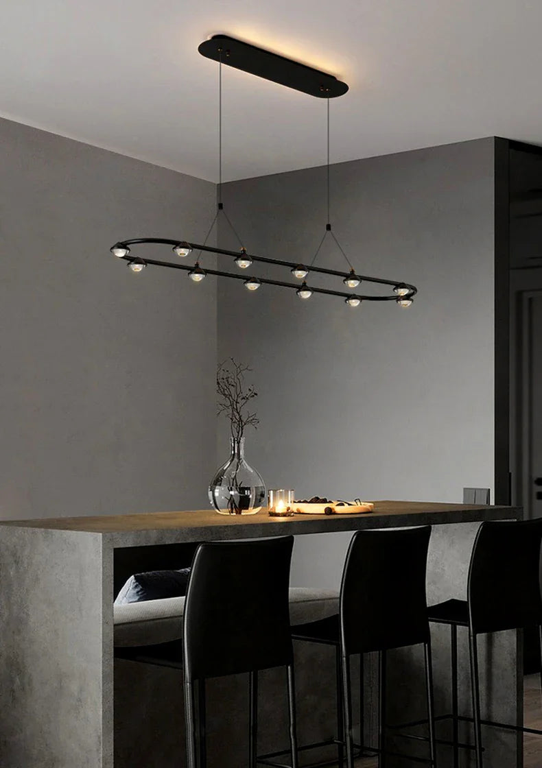 Oval Modern Pendant Lamp Decor