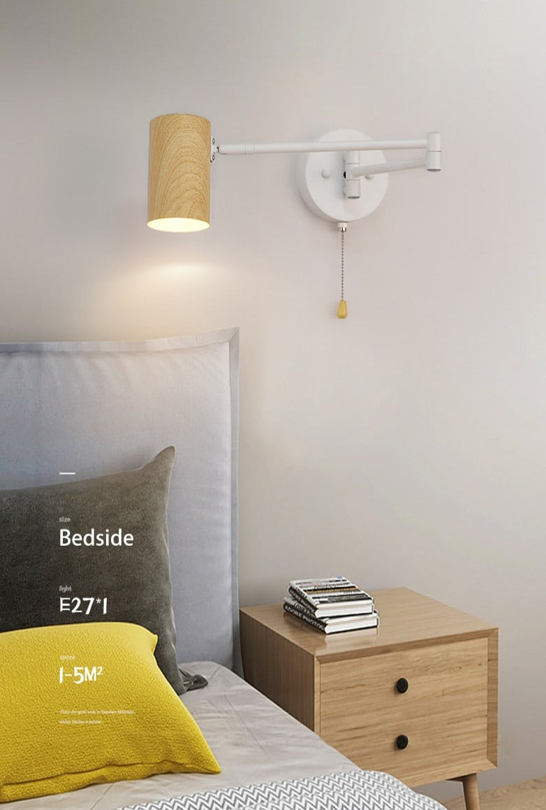 BTM Moni - Adjustable Black Metal Foldable White Reading Bedside