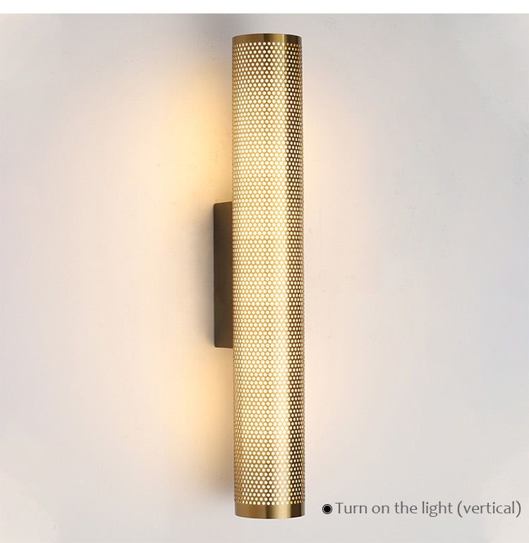 Zern Ouche Retro Brass Wall Light