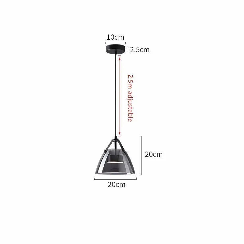 Modern Lustre Glass Pendant Lamps