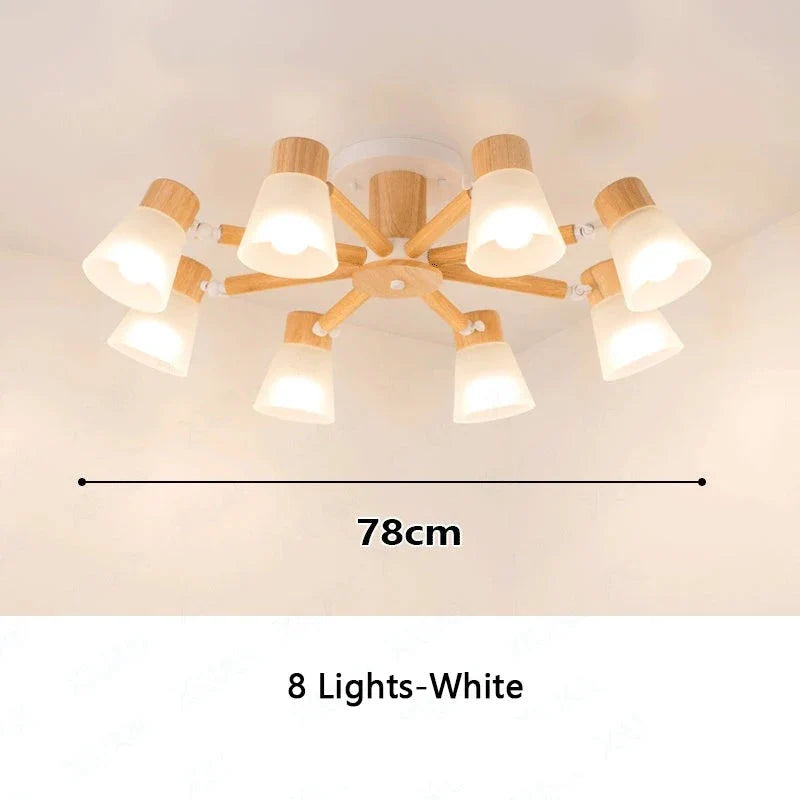 Wl Guay Nordic Wooden Chandelier