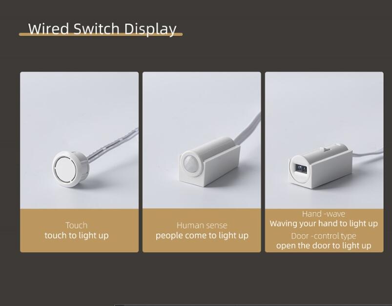 AiS LED Cabinet Light Motion Sensor Magnetic Spliceable Night Lamp