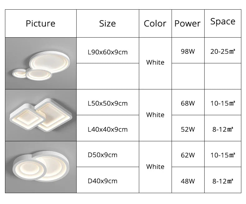 Qiyi Stylish Circle Ceiling Lamp