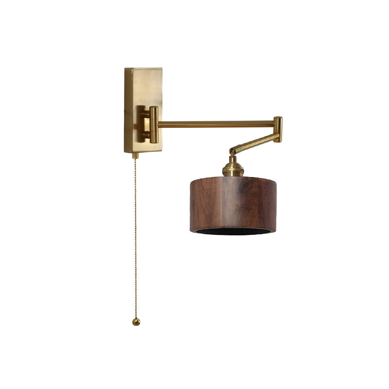 IW Noon Black Wooden -  Left Right Rotate LED Wall
