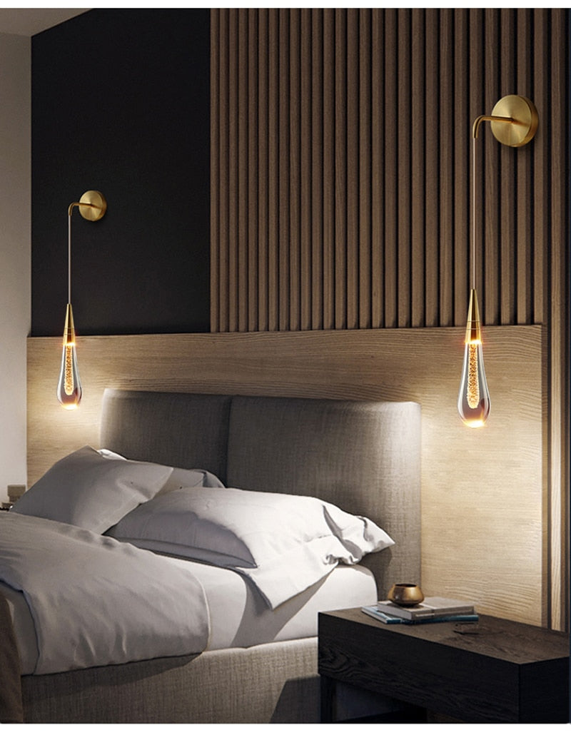 Blonche Post-Modern Crystal Wall Lights