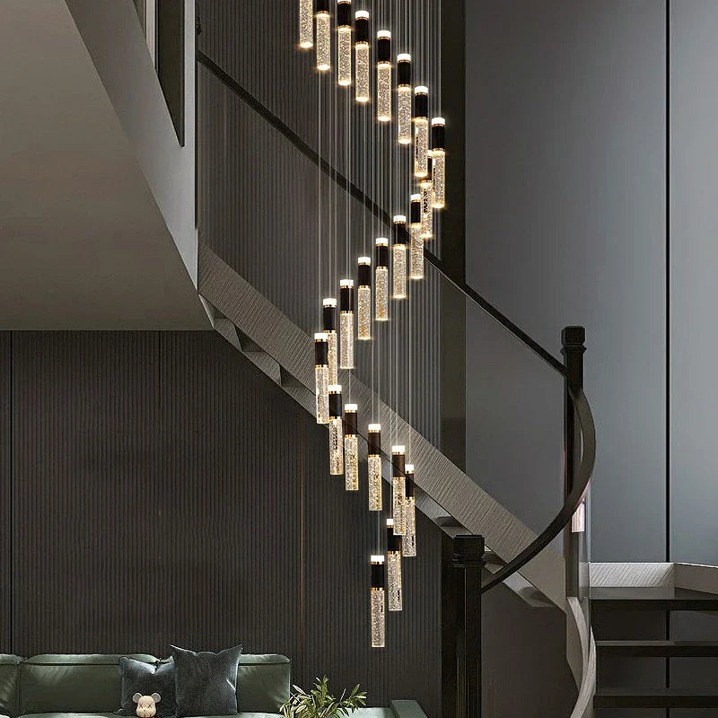 Ylk Spiral Design LED Chandelier