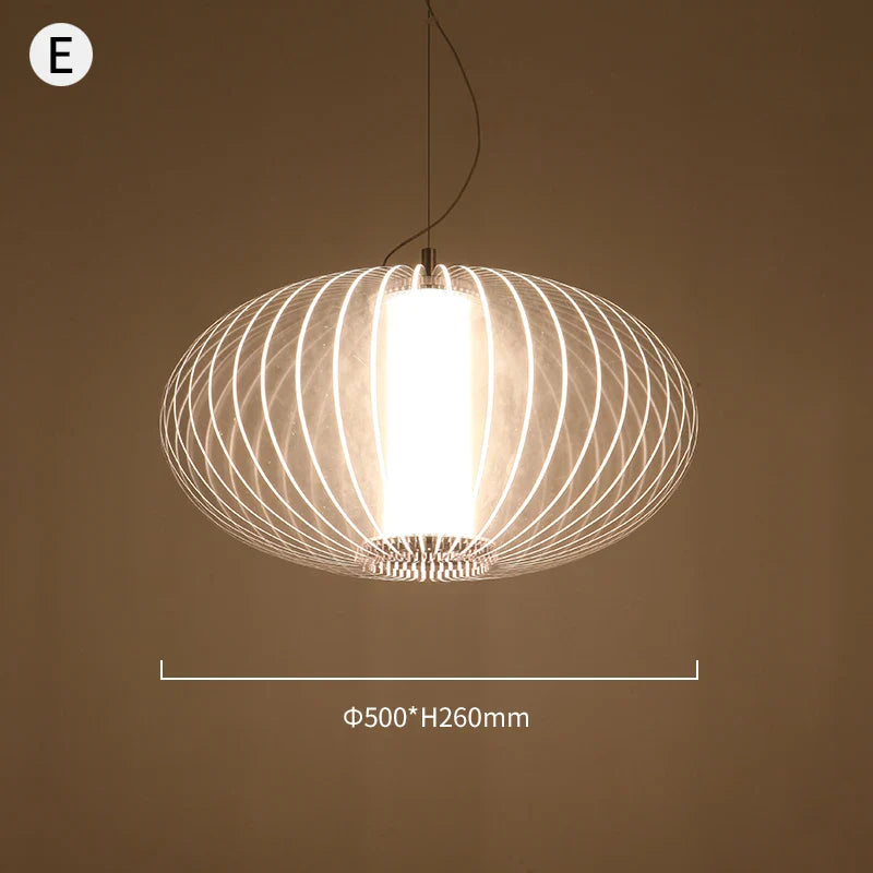 Modern Acrylic Pendant Lamp LED Simple Dandelion Hanging Light