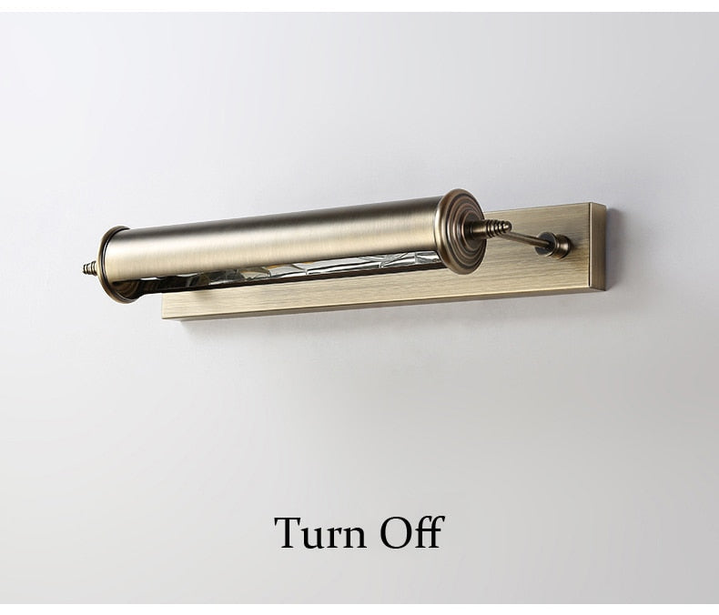 Wcus Vintage Bronze Bathroom Light
