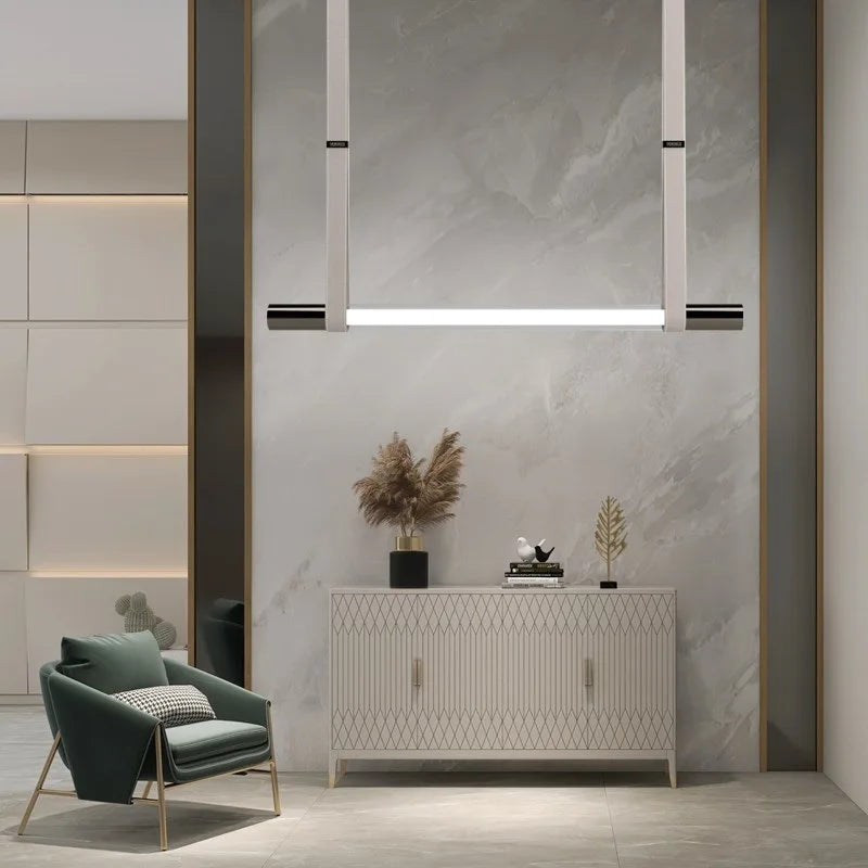 Nordic Leather LED Pendant Light