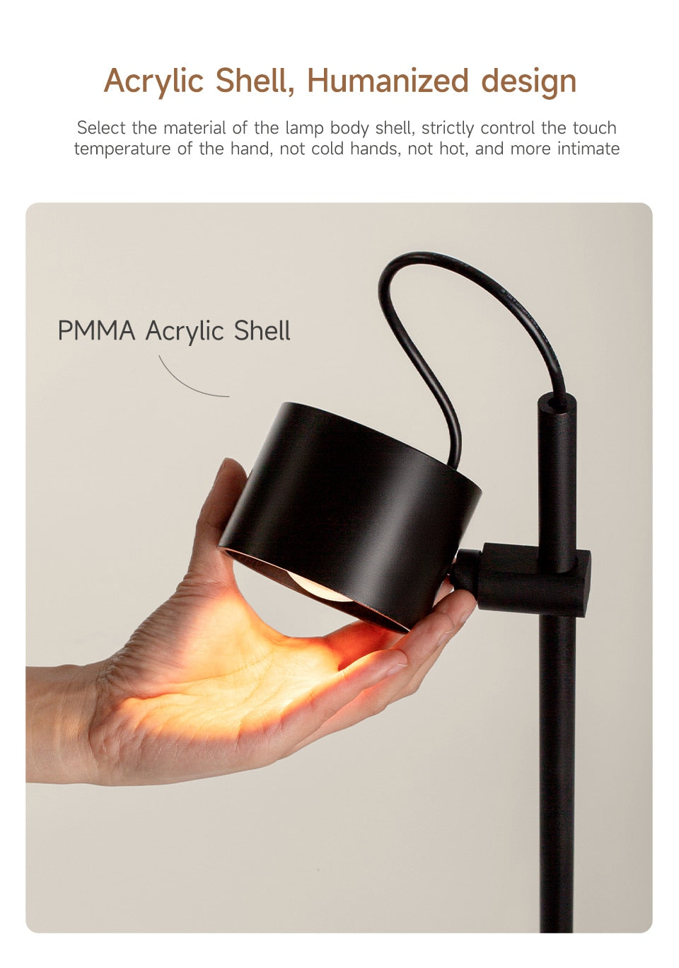 AiS Voorime - Floor Lamp Dimmable Remote Control Standing Light 360° Rotatable Ra97 Eye Protect