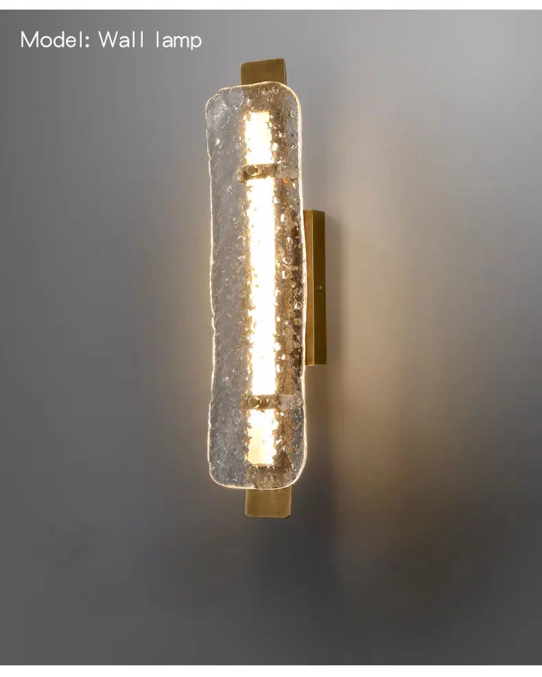 K9 Crystal Copper Wall Lamp Sink Mirror